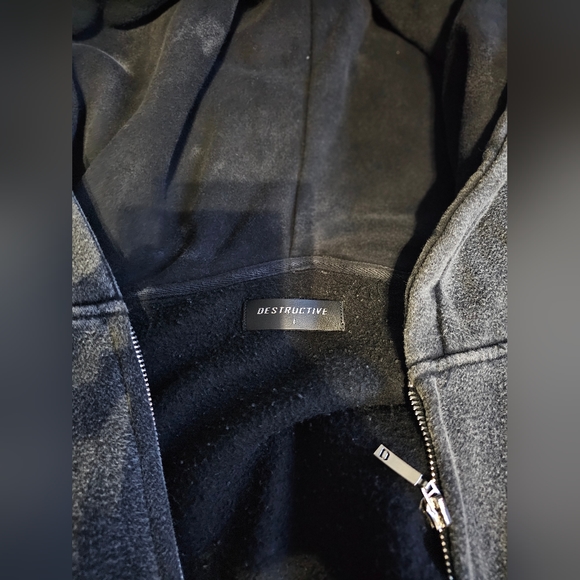 DSRCV 2 Zipper Hoodie L Vintage Grey - Picture 2 of 4